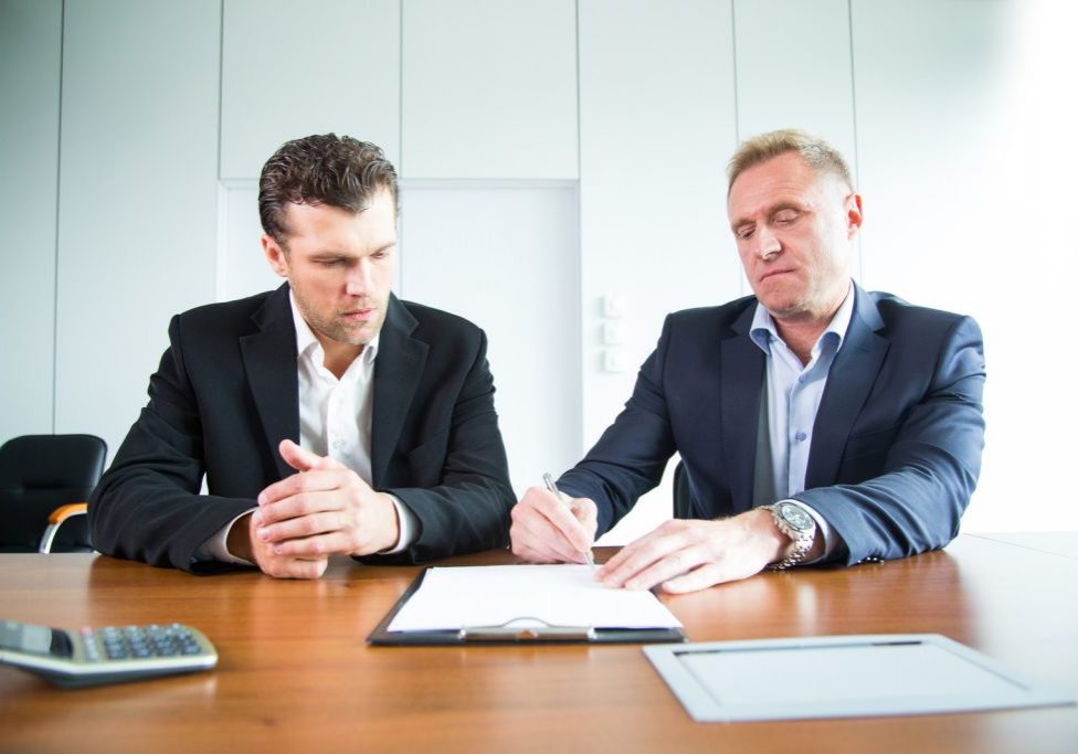 Orange County Easy Mobile Notary - Mobile Notary Huntington Beach 2 old man signing the contract
